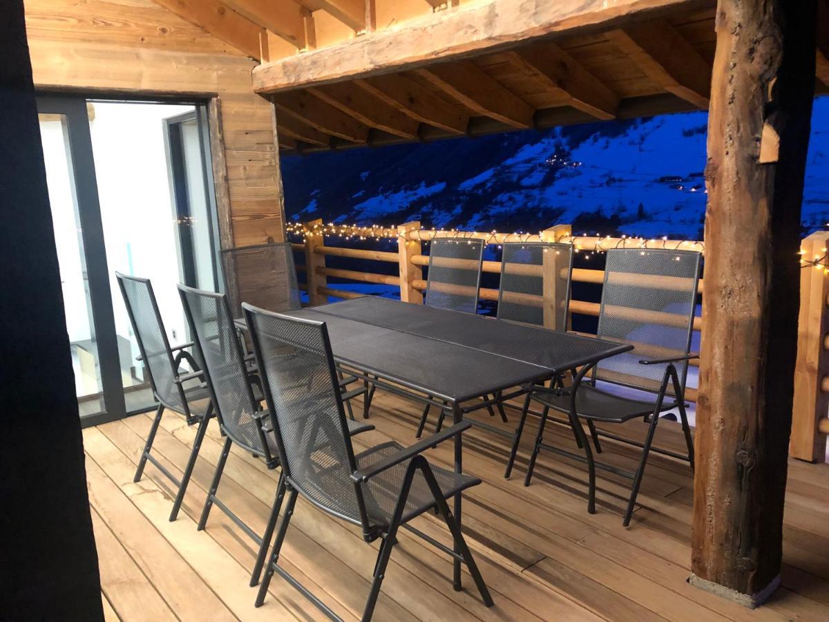 Grand Appartement Avec Terrasse A Chez-Les-Reuses Orsières Kültér fotó